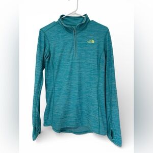 The North Face Turquoise Long Sleeve Pullover